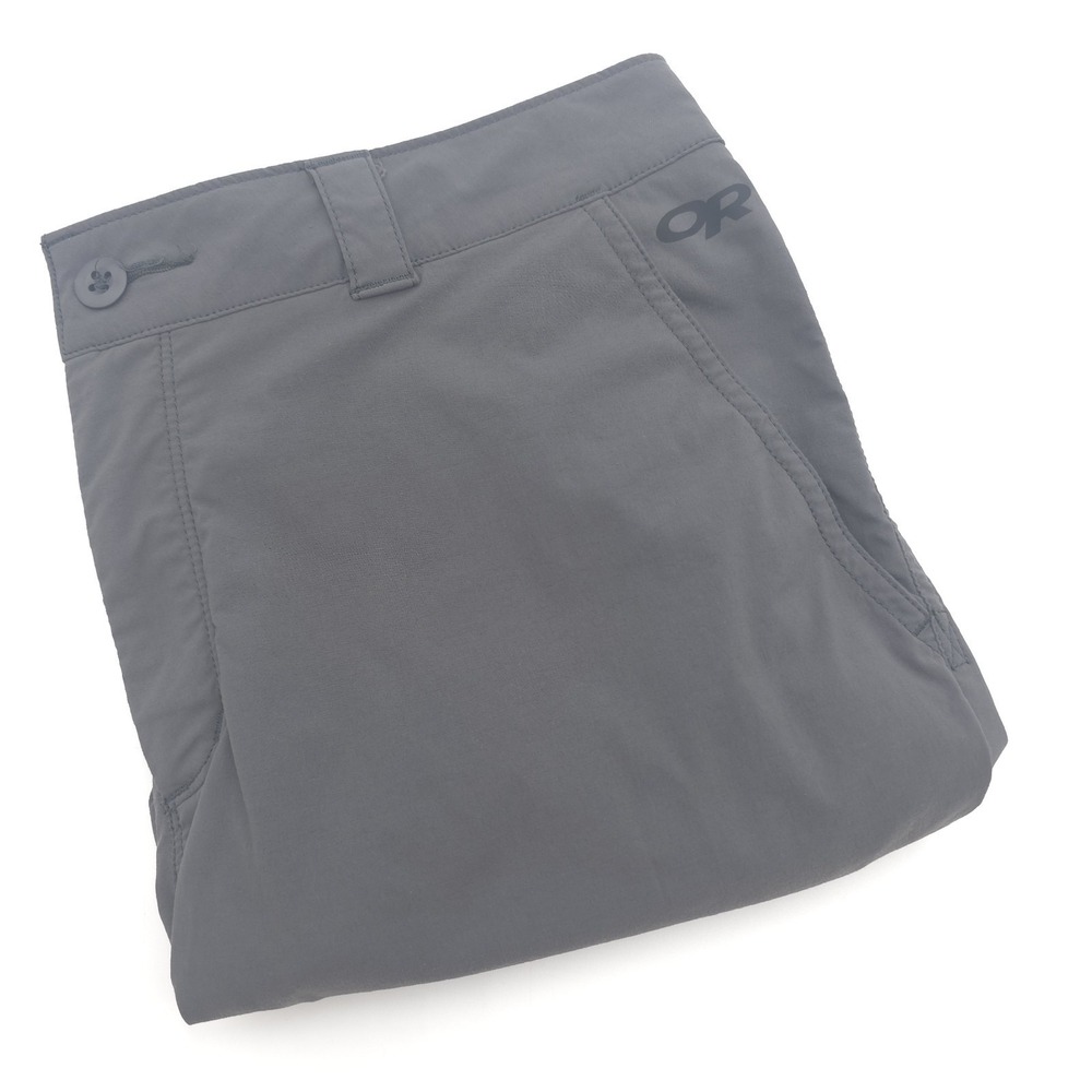 Outdoor Research Men's 32 24/7 Shorts Charcoal Gray Nylon Stretch Hiking Trail